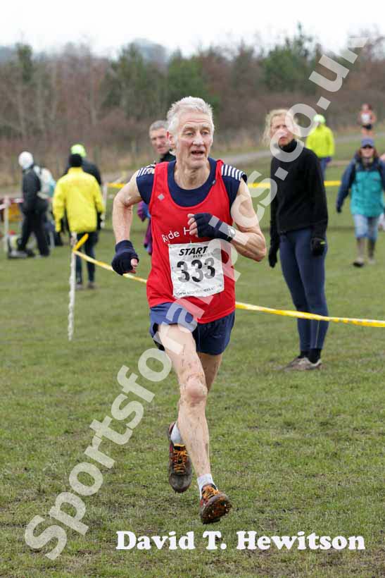 Peter Young (Ryde Harriers) 65-69, all ladies and male 65 plus BMAF Cross Country, Herrington, Sunderland.